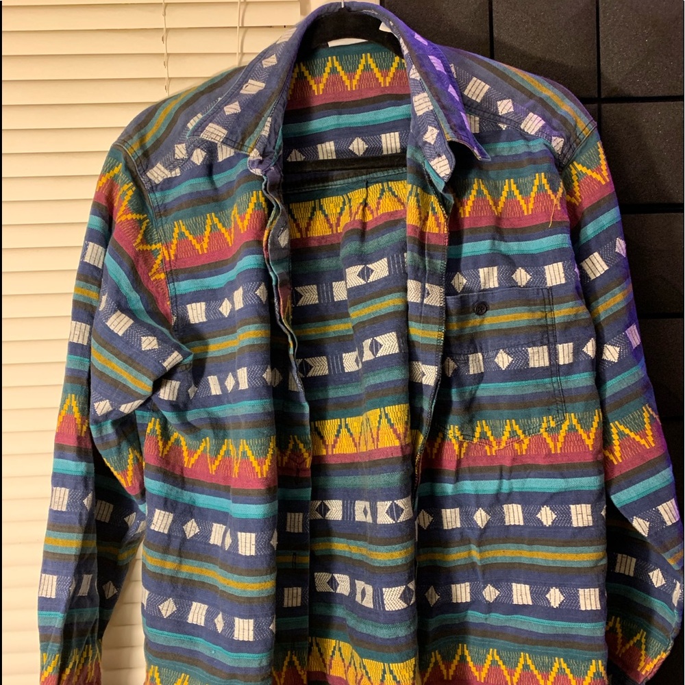 Backroad blues vintage flannel